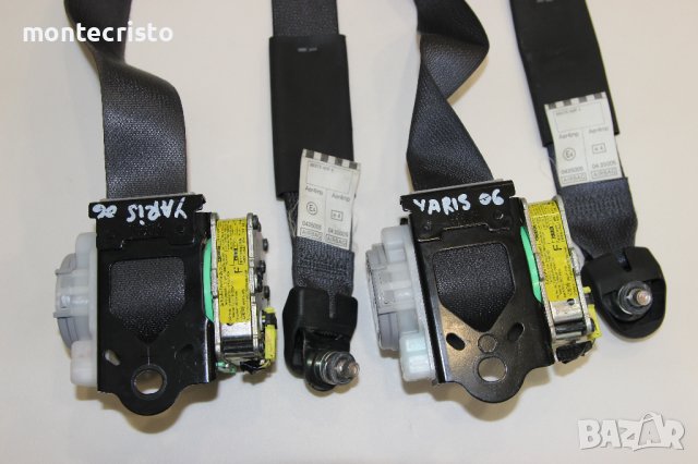 Преден ляв колан Toyota Yaris P9 (2006-2011г.) 5 врати Тойота Ярис, снимка 4 - Части - 41100415