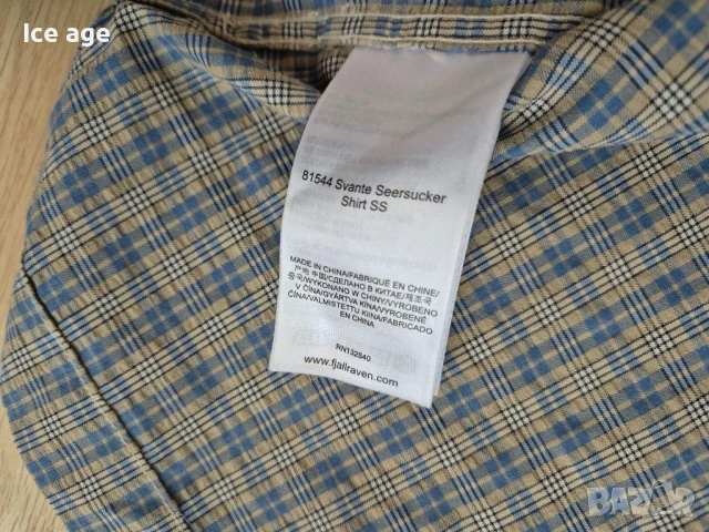 FJALLRAVEN мъжка риза с къс ръкав размер М , снимка 5 - Ризи - 51401854