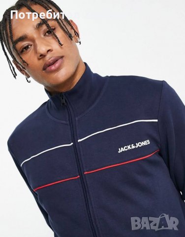 JACK & JONES  суитшърт, снимка 9 - Спортни дрехи, екипи - 39508488