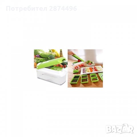 0728 Кухненско ренде 10 в 1 - Nicer Dicer Plus, снимка 5 - Други стоки за дома - 35727391