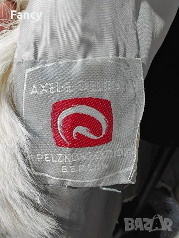 Дълго дамско палто естествен косъм , снимка 16 - Палта, манта - 53166415