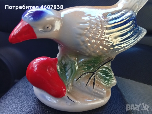 Порцеланова птица 19 см, снимка 4 - Колекции - 52429298