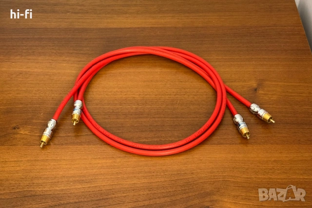 Sonic Link (Black Rhodium) Red  Low Loss RCA / Аудио кабели, снимка 3 - Ресийвъри, усилватели, смесителни пултове - 53771412