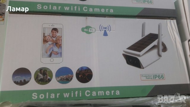 Соларна напълно безжична водоустойчива камера FULL HD 1080P WI FI 2MP, снимка 5 - HD камери - 34379179