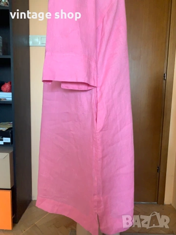Ленена рокля в розово Christian Berg, размер М/L, снимка 10 - Рокли - 53812725