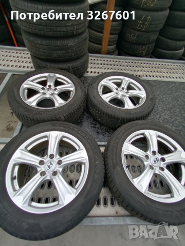 Джанти 17" за Hundai с гуми 225/65/17 Hankook, снимка 1 - Гуми и джанти - 36291065