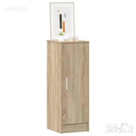 vidaXL Шкаф за обувки, дъб сонома, 32x35x92 см, инженерно дърво, снимка 3 - Шкафове - 56147864
