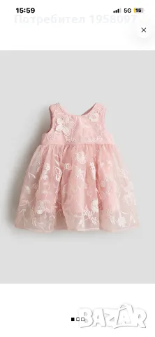 Рокля за бебе H&M, снимка 3 - Бебешки рокли - 56004991