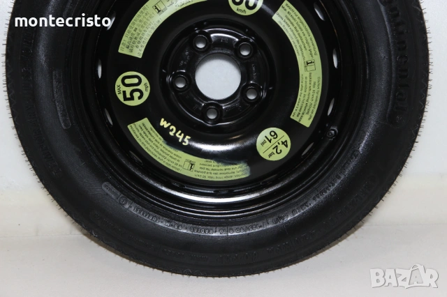 Резервна гума патерица Mercedes W245 B-Class (2005-2011г.) 5x112 66.6, снимка 3 - Гуми и джанти - 53504437