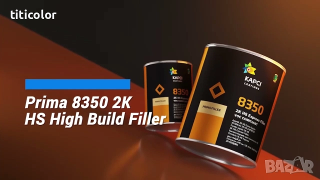 KAPCI 8350 Prima Грунд 4 към 1 /Grey/Black/White/ - 1л