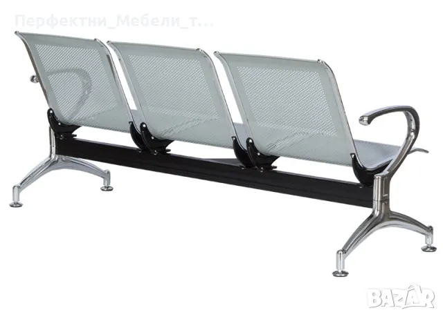 Пейка за училище,3местна пейка метална за коридор и чакалня.Безплатна доставка при количества!, снимка 3 - Столове - 48233930