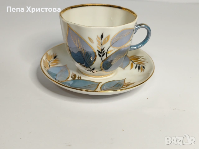 Чаша за дълго кафе от руски порцелан ЛФЗ, снимка 2 - Чаши - 53753062
