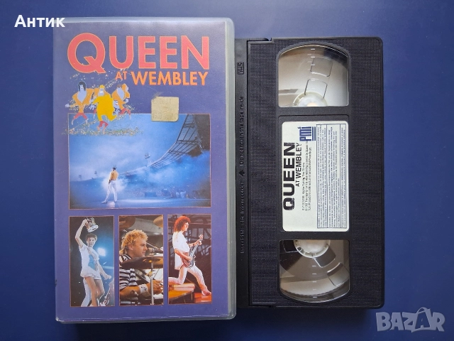 Видеокасети VHS QUEEN The Fredie Mercury Tribute Концерт Стадион Уембли '86 год., снимка 8 - Други жанрове - 52582781