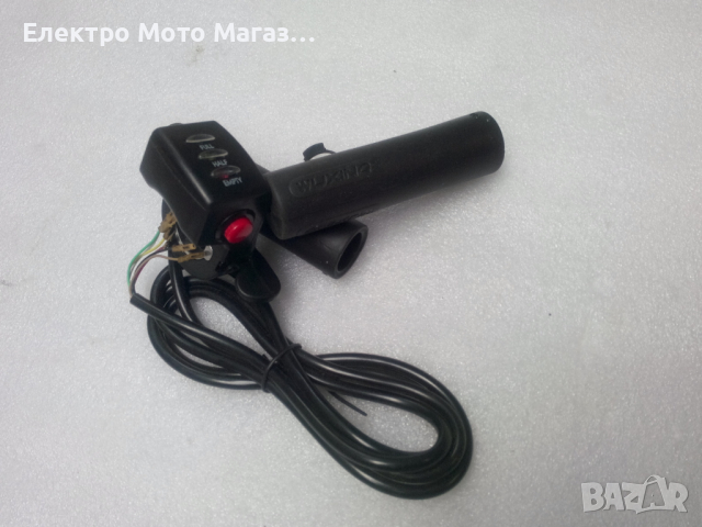 Електрически палец за газ 24V, 48V, 36V и 60V с индикация и волтмер, снимка 3 - Части - 44737205