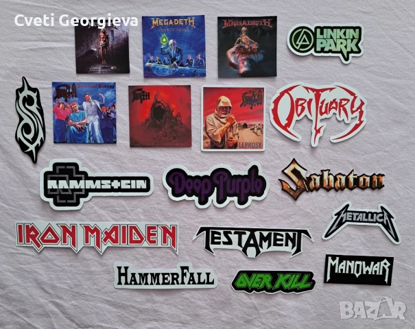 Персонализирани стикери - метъл и рок , снимка 8 - Други ценни предмети - 50199078