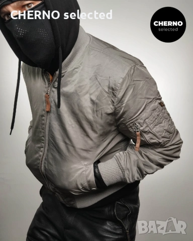 Мъжко бомбър яке ALPHA INDUSTRIES MA-1 Flight Bomber Jacket – размер XL•L – отлично състояние, снимка 5 - Якета - 52977206