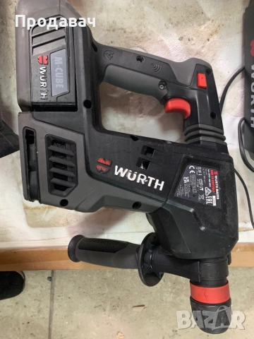Wurth M-Cube Безчетков сет от перфоратор, ъглошлайф и винтоверт, снимка 2 - Куфари с инструменти - 51493035