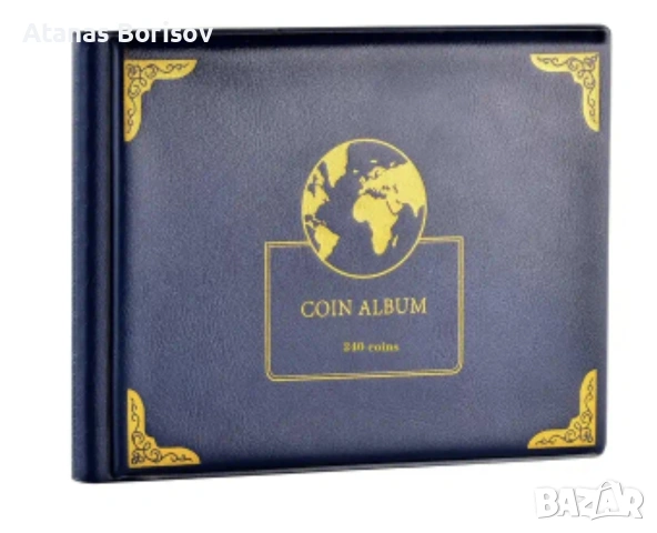 Албум / Класьор за 240 монети, снимка 3 - Нумизматика и бонистика - 53418107