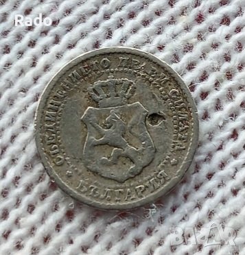 Монета 2 1/2 стотинки 1888 година, снимка 2 - Нумизматика и бонистика - 44218863