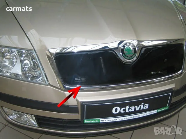 Зимен дефлектор (протектор) за решетка HЕКО за Skoda Octavia (2004-2007)