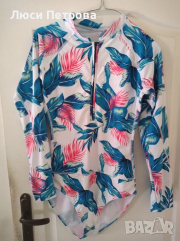 Бански с дълъг ръкав за уейк, кайт или сърф