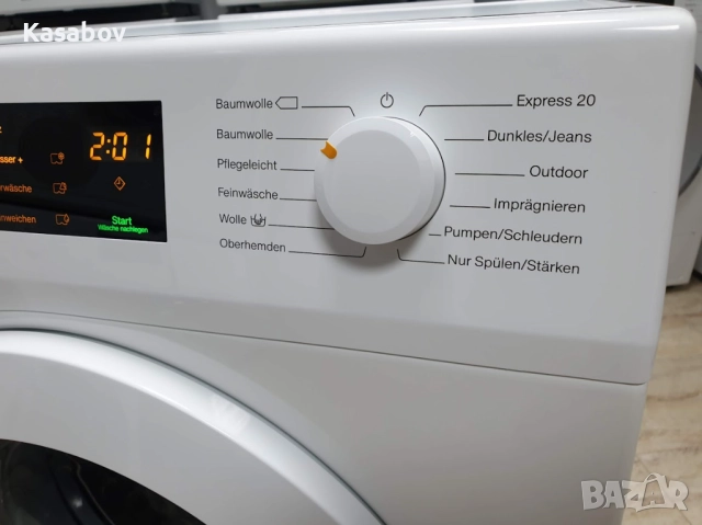 Miele W1 Series Black & White Пералня Миеле 12м Гаранция, снимка 4 - Перални - 51991503