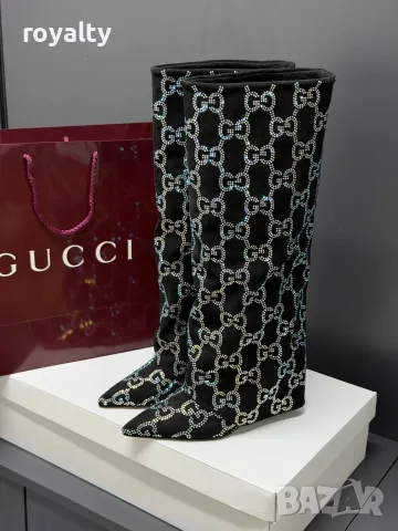 Gucci Нови Дамски Ботуши Гучи , снимка 2 - Дамски ботуши - 56135308