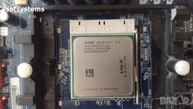 Дънна платка Gigabyte GA-K8NS Socket 754 CPU+FAN+RAM, снимка 7 - Дънни платки - 52264657