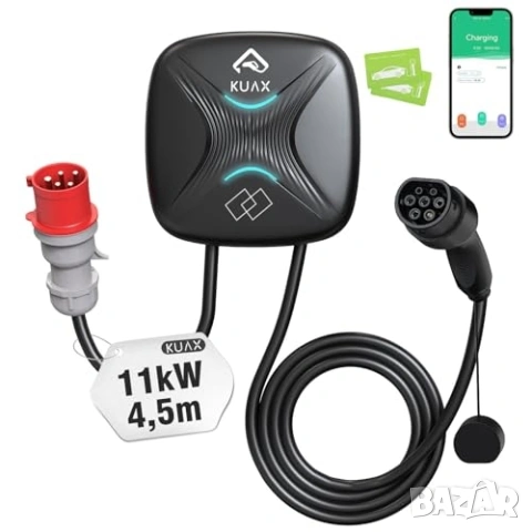 ПРОМО ! KUAX 11 kW SMART Wallbox зарядна станция за автомобили / коли !
