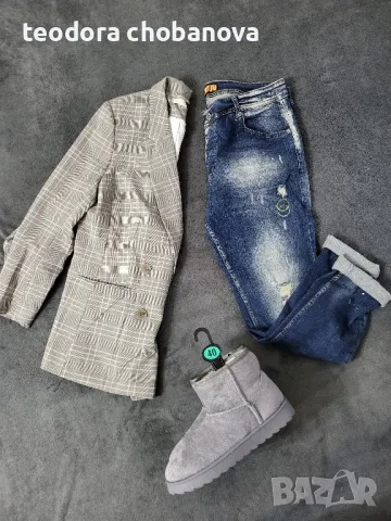  Спортно елегантно Дамско сако H&M, снимка 2 - Сака - 48466264