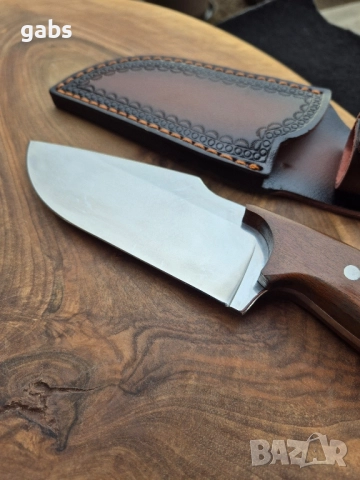 Ръчно изработен нож с кожена кания,LN403, снимка 5 - Ножове - 49020994