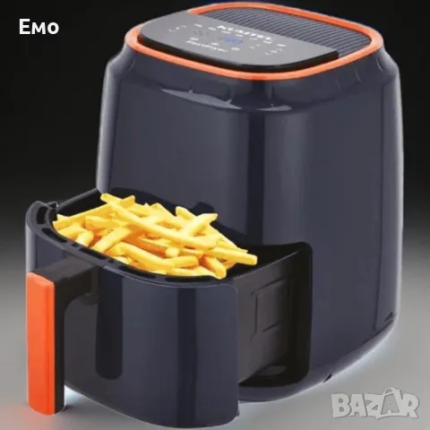 Фритюрник KUMTEL Airfryer с LED дисплей и сензорно управление, снимка 3 - Фритюрници - 47820191