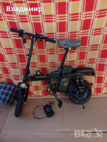 Електрически велосипед, сгъваем нов-гаранция, снимка 12 - Велосипеди - 39541311