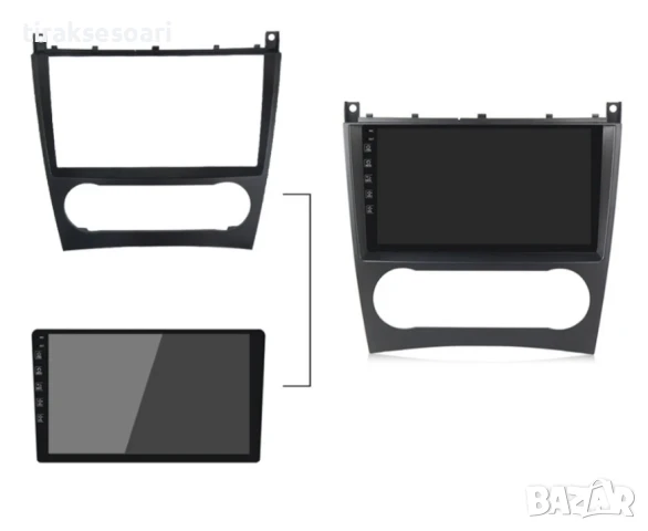 Мултимедия Android CarPlay за Mercedes CLC, W203, W209, W463 + Камера, снимка 5 - Аксесоари и консумативи - 50720153