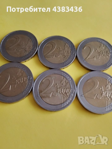 монети от 2 евро, снимка 2 - Нумизматика и бонистика - 53411070