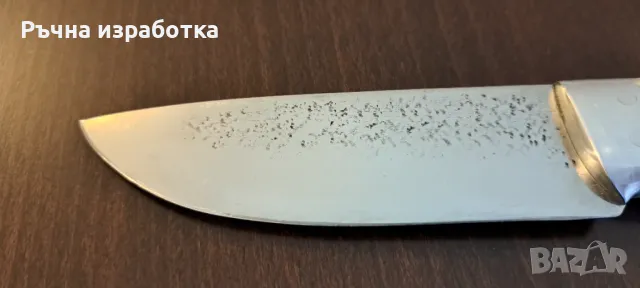 Нож ръчна изработка микарта неръждаема стомана т5мос карбонов пин, снимка 10 - Ножове - 48078673