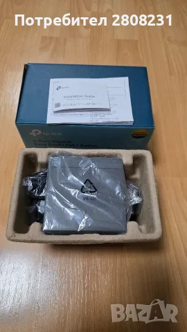 PoE switch TP-Link TL-SG105PE, снимка 2 - Суичове - 55911879