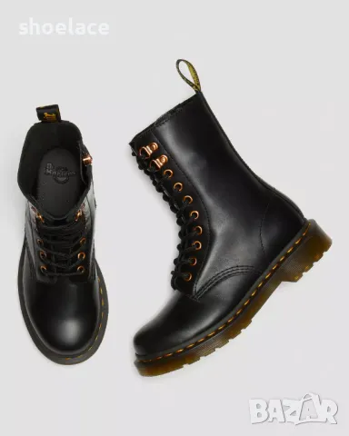 Dr Martens 1490 Rose Gold Hardware Leather High Boots 39, снимка 7 - Дамски боти - 49183074