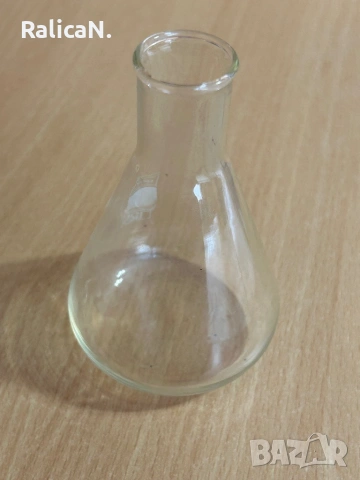 Стара колба(ерленмайерова 100мл), снимка 6 - Антикварни и старинни предмети - 53069021
