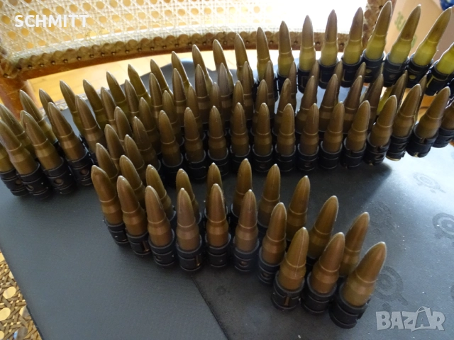 КАРТЕЧНА ЛЕНТА ЗА НЕМСКА КАРТЕЧНИЦА MG 42 С ОКОЛО 1ОО ПАТРОНА, снимка 5 - Колекции - 52055738