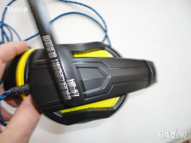 Слушалки с микрофон Steel Play HP 47, снимка 2 - Слушалки и портативни колонки - 49147919