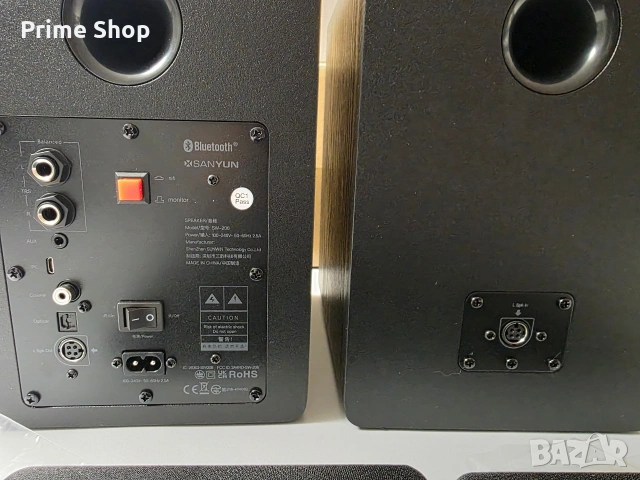Активни Hi-Fi колонки Sanyun SW206, 80W, Bluetooth 5.4, снимка 13 - Тонколони - 53783902