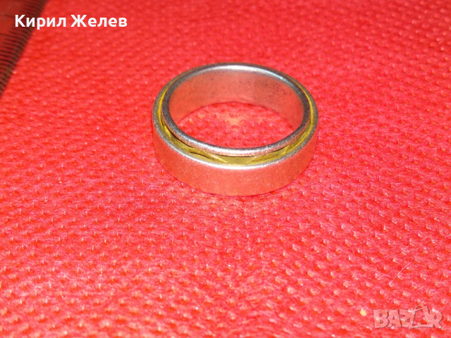 СТИЛЕН СРЕБЪРЕН ПРЪСТЕН ТИП ХАЛКА МАРКОВО СРЕБРО 925 ПРОБА РЪЧНА ИЗРАБОТКА 43797, снимка 3 - Пръстени - 44610530