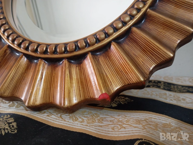 Винтидж огледало за стена, снимка 2 - Огледала - 53754621