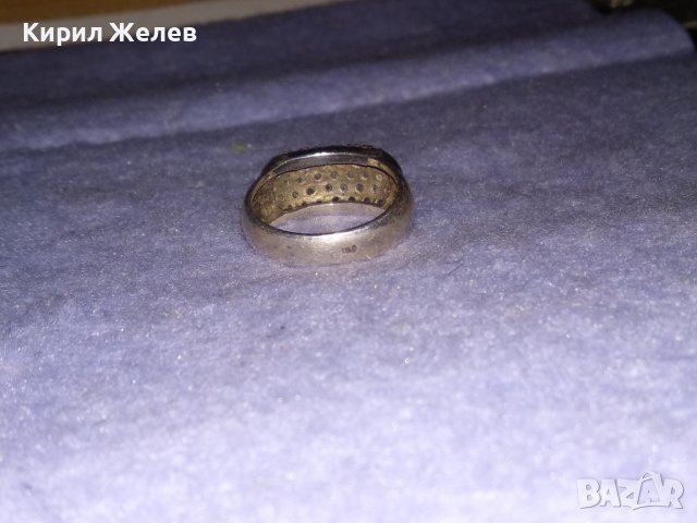 СКЪПОЦЕНЕН БУТИКОВ ЕФЕКТЕН СРЕБЪРЕН ПРЪСТЕН СРЕБРО 925 с МНОГО ЮВЕЛИРНО ФАСЕТИРАНИ ЦИРКОНИ 34605, снимка 15 - Пръстени - 39547546