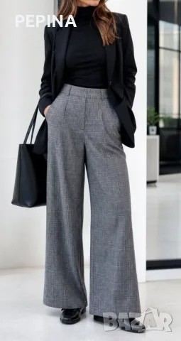 Дамски панталон Wide leg- H&M, снимка 2 - Панталони - 56163539