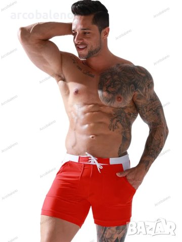 Мъжки модни бански панталони, 3цвята , снимка 5 - Бански - 41450402
