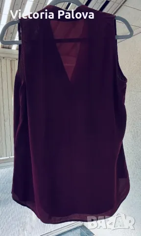 Красива блуза-потник коприна 100%, снимка 7 - Корсети, бюстиета, топове - 49510275