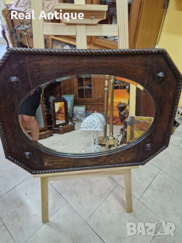 Уникално старо английско антикварно огледало Махагон- Края на 19 век , снимка 7 - Антикварни и старинни предмети - 41744396