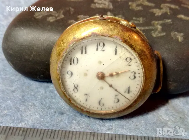 Старинен ШВЕЙЦАРСКИ ПОЗЛАТЕН ДЖОБЕН ЧАСОВНИК РЕТРО ОРНАМЕНТИКА КОЛЕКЦИОНЕРСКИ РЯДЪК МОДЕЛ 32415